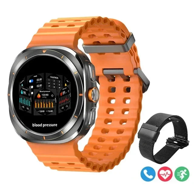 Smartklocka med GPS och Bluetooth-samtal, 1,5 tum