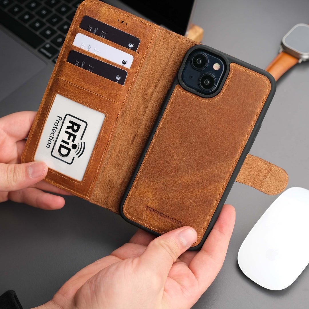 Casper iPhone 17 Leather Wallet Case – MagSafe Compatible-11