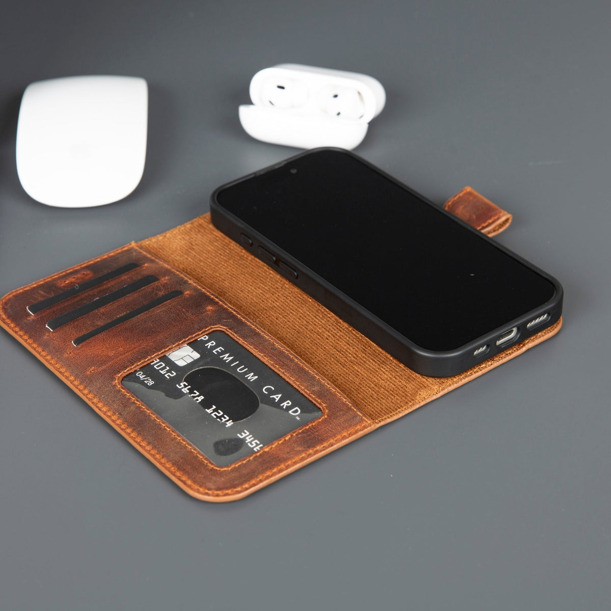 Casper iPhone 17 Leather Wallet Case – MagSafe Compatible-2