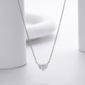 Halsband i sterlingsilver med zirkonia
